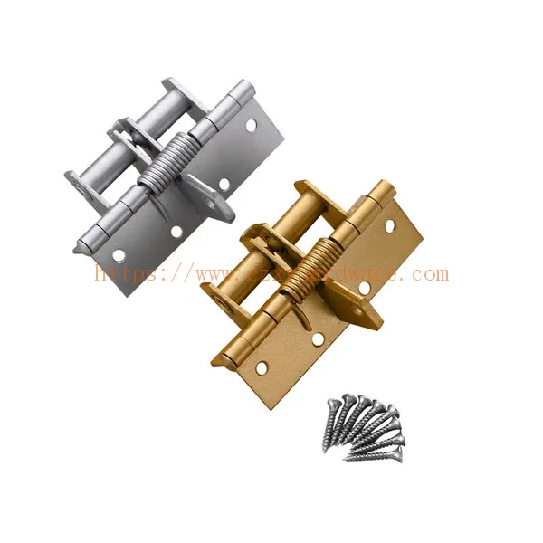 Door Hardware 4 Inch Invisible Door Spring Hinge Automatic Closing Hinge Wooden Door With Positioning 90 Degree